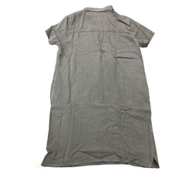 GAP Shadow Grey Women's Sz XXL Lightweight Relaxed Fit Tencel Dress - Picture 8 of 10